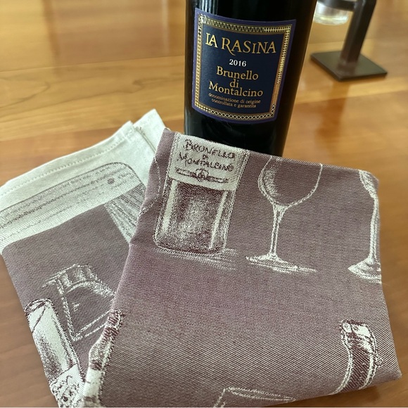 🔆2 /$12 🆕🍷Sur La Table “Antica Mescita” Italian Wine Kitchen Towel. NWT - Picture 6 of 13